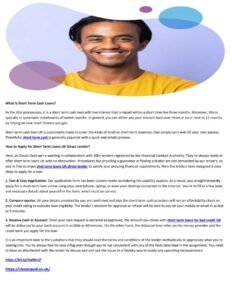 Cash Loans From Direct Lenders