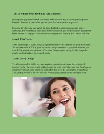 Fastest Ways To Whiten Teeth