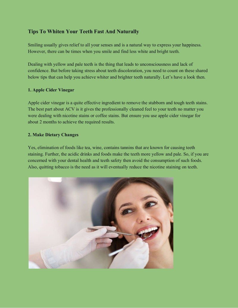 Fastest Ways To Whiten Teeth Fastest Ways To Whiten Teeth