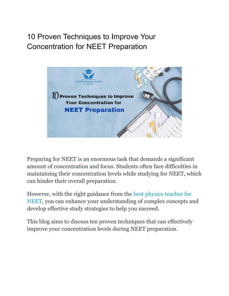 How To Not Lose Concentration While Studying How To Not Lose Concentration While Studying