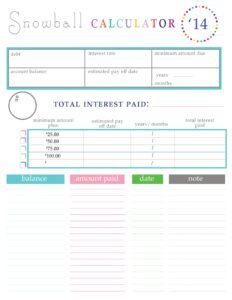 Pay Off Debt Fast Calculator