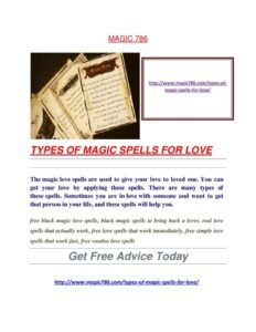 Simple Love Spells That Work