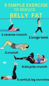5 Exercises To Reduce Belly Fat
