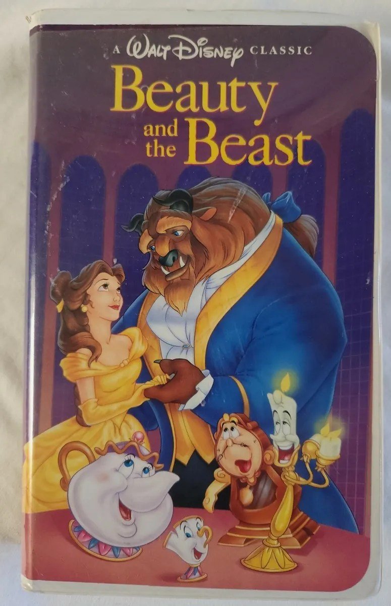 Beauty And The Beast Rare Vhs Beauty And The Beast Rare Vhs