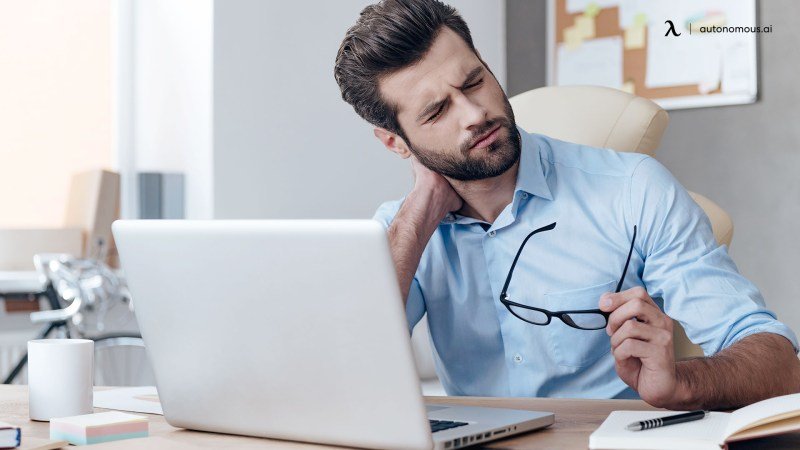 Neck Pain While Sitting At Desk
