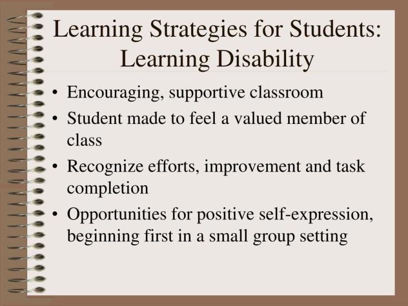 Teaching Strategies For Ld Students Teaching Strategies For Ld Students