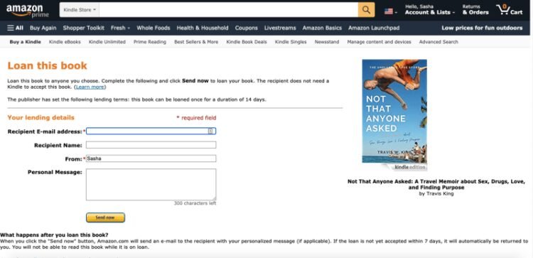 Lend Kindle Book To Family