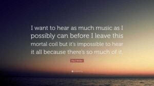 I Want To Hear Some Music