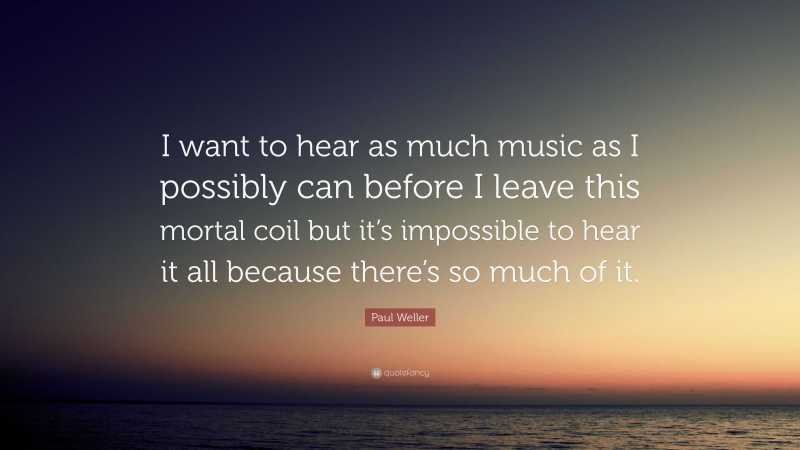 I Want To Hear Some Music