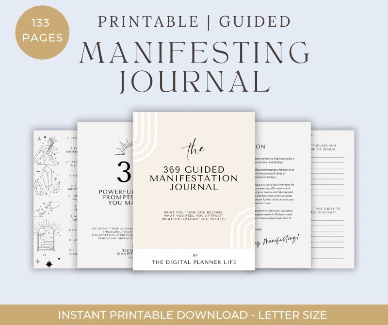 Law Of Attraction Manifestation Journal Law Of Attraction Manifestation Journal