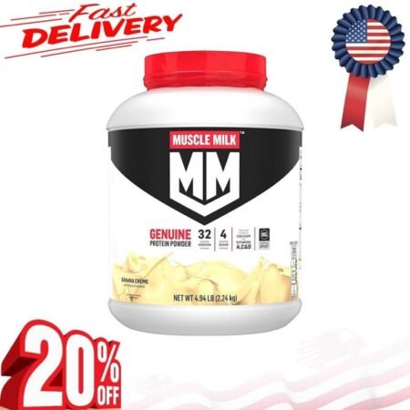 Muscle Milk Genuine Protein Powder Vanilla Crème