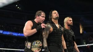 Dean Ambrose Seth Rollins And Roman Reigns